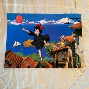 Kiki's Delivery Service Studio Ghibli Japanese Kawaii Poster
